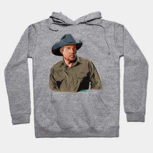 Garth Brooks - An illustration by Paul Cemmick Hoodie